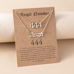 Angel Number Necklace 444